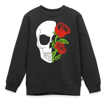 Leben nach dem Tod - Kinder Premium Organic Sweatshirt - Schwarz - Vorne - AI Model Kid Female (0cm)