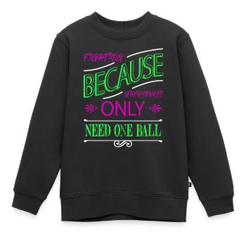 fun sport mixed martial arts judo karate cool - Kinder Premium Organic Sweatshirt - Schwarz - Vorne - AI Model Kid Female (0cm)