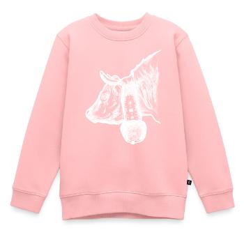Eringer Kuh, Eringer, Königin Kampf - Kinder Premium Organic Sweatshirt - Rosa - Vorne - AI Model Kid Female (0cm)