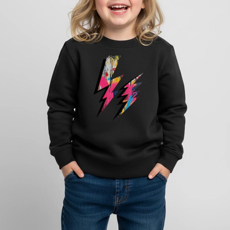 Graffitti bolt Kids Premium Organic Sweatshirt