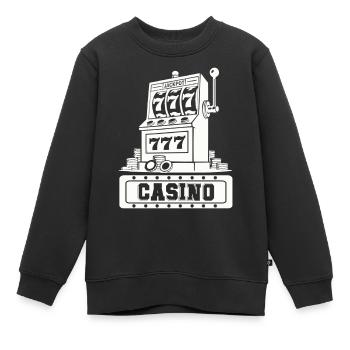 jackpot automat casino - Kinder Premium Organic Sweatshirt - Schwarz - Vorne - AI Model Kid Female (0cm)