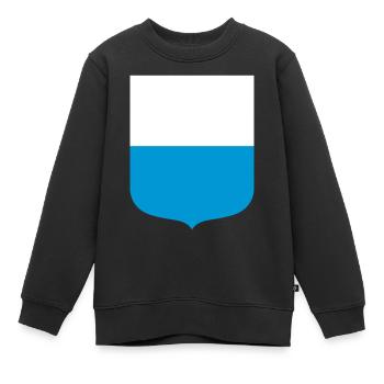 Bavière - Sweat Premium enfant bio - noir - Devant - AI Model Kid Female (0cm)