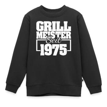 Grillzange 1 - Kinder Premium Organic Sweatshirt - Schwarz - Vorne - AI Model Kid Female (0cm)