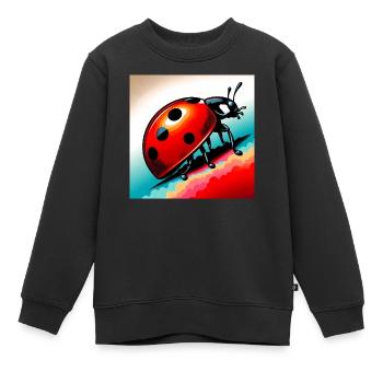 coccinelle - Sweat Premium enfant bio - noir - Devant - AI Model Kid Female (0cm)