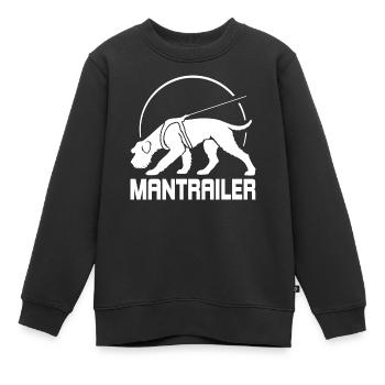 Schnauzer géant MANTRAILER Chiens de recherche Chiens Wilsigns chiens - Sweat Premium enfant bio - noir - Devant - AI Model Kid Female (0cm)
