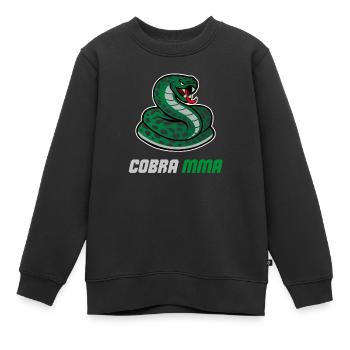 Cobra MMA Gym BJJ - Sweat Premium enfant bio - noir - Devant - AI Model Kid Female (0cm)