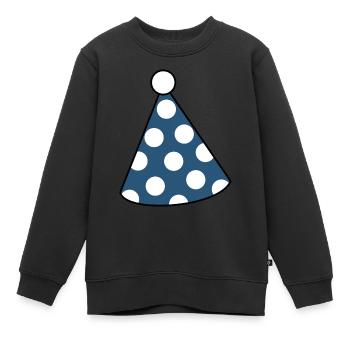 Chapeau de fête - Sweat Premium enfant bio - noir - Devant - AI Model Kid Female (0cm)