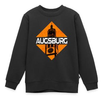 Augsbourg Allemagne Ville Skyline Home Love - Sweat Premium enfant bio - noir - Devant - AI Model Kid Female (0cm)