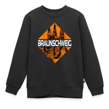 Braunschweig Allemagne City Skyline Accueil - Sweat Premium enfant bio - noir - Devant - AI Model Kid Female (0cm)