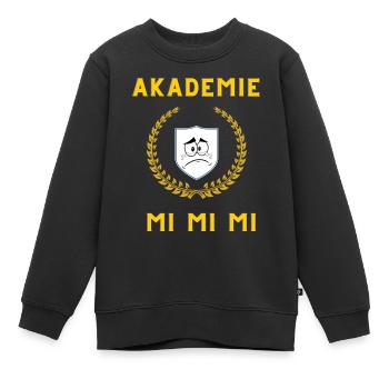 Akadmie Mi - Kinder Premium Organic Sweatshirt - Schwarz - Vorne - AI Model Kid Female (0cm)