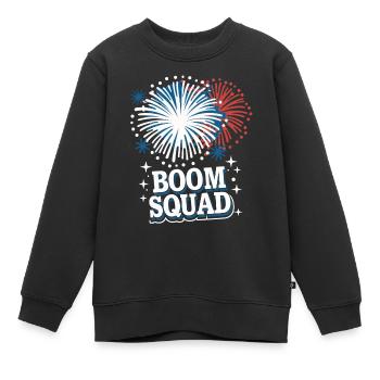 Pyrotechniker Feuerwerk Pyrotechnik - Kinder Premium Organic Sweatshirt - Schwarz - Vorne - AI Model Kid Female (0cm)