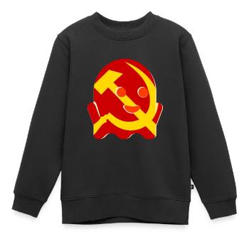 Kommunismus Gespenst Geschenk - Kinder Premium Organic Sweatshirt - Schwarz - Vorne - AI Model Kid Female (0cm)