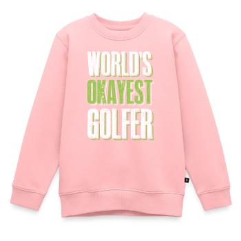 golf golf - Sweat Premium enfant bio - rose - Devant - AI Model Kid Female (0cm)
