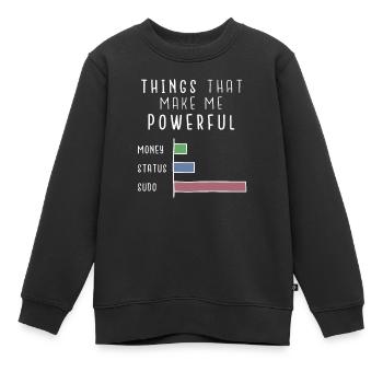 Linux T-Shirt - Ein super Geschenk - Kinder Premium Organic Sweatshirt - Schwarz - Vorne - AI Model Kid Female (0cm)