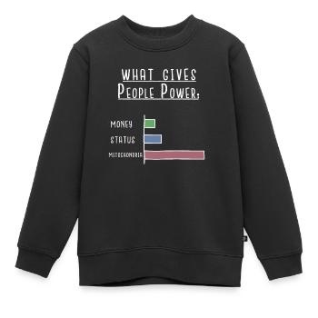 Biologie - Kinder Premium Organic Sweatshirt - Schwarz - Vorne - AI Model Kid Female (0cm)