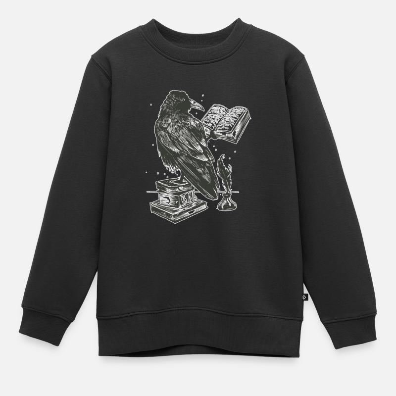 Rabe - Kinder Premium Organic Sweatshirt - Schwarz