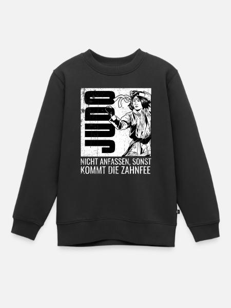 Judo - Kinder Premium Organic Sweatshirt - Schwarz