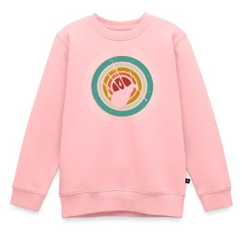 Cornemuse rétro Instrument de musique bruyant - Sweat Premium enfant bio - rose - Devant - AI Model Kid Female (0cm)