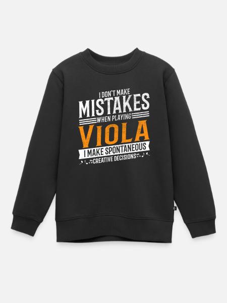 Viola Music Lovers Altiste créatif - Sweat Premium enfant bio - noir