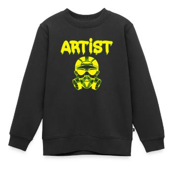 Sprayer Artist - Painter - Body Painter - Kids Premium Organic Sweatshirt - black - Front - AI Model Kid Female (0cm)