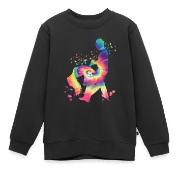 Salsero Und Salsera Salsa-festival - Kinder Premium Organic Sweatshirt - Schwarz - Vorne - AI Model Kid Female (0cm)