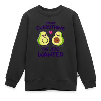 You're Everything I've AVO Wanted - Sweat Premium enfant bio - noir - Devant - AI Model Kid Female (0cm)