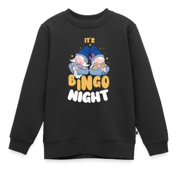 Es Ist Bingo-nacht Bingo - Kinder Premium Organic Sweatshirt - Schwarz - Vorne - AI Model Kid Female (0cm)