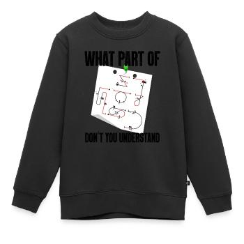 Verstehst Du Nicht Kunstflug Aresti Figuren - Kinder Premium Organic Sweatshirt - Schwarz - Vorne - AI Model Kid Female (0cm)