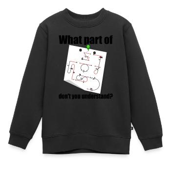 Welcher Teil Der Aresti-kunstflugfiguren - Kinder Premium Organic Sweatshirt - Schwarz - Vorne - AI Model Kid Female (0cm)