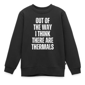 Je crois qu’il y a des marins thermiques rc - Sweat Premium enfant bio - noir - Devant - AI Model Kid Female (0cm)