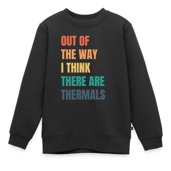 Je crois qu’il y a des marins thermiques rc - Sweat Premium enfant bio - noir - Devant - AI Model Kid Female (0cm)