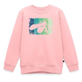 Ballettschuhe Vintage Frau Ballerina - Kinder Premium Organic Sweatshirt - Rosa - Vorne - AI Model Kid Female (0cm)