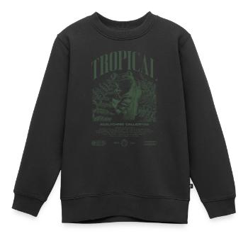 Rainette aux yeux rouges Amphibien de la forêt tropicale - Sweat Premium enfant bio - noir - Devant - AI Model Kid Female (0cm)