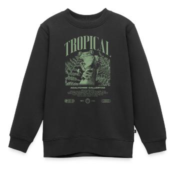 Rainette aux yeux rouges Amphibien de la forêt tropicale - Sweat Premium enfant bio - noir - Devant - AI Model Kid Female (0cm)