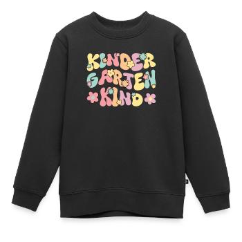 I'm now a kindergarten child 2024 - Kids Premium Organic Sweatshirt - black - Front - AI Model Kid Female (0cm)
