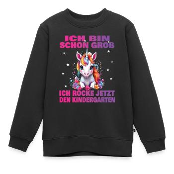 Maternelle Enfant 2024 Kita Start Start - Sweat Premium enfant bio - noir - Devant - AI Model Kid Female (0cm)