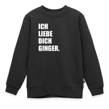 Funny Valentine - Kinder Premium Organic Sweatshirt - Schwarz - Vorne - AI Model Kid Female (0cm)
