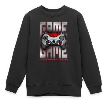 Ich habe Steuerungsprobleme Lustiges Retro-Videospiel - Kinder Premium Organic Sweatshirt - Schwarz - Vorne - AI Model Kid Female (0cm)