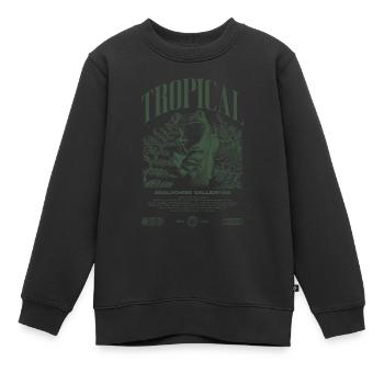 Grenouille arboricole aux yeux rouges Amphibien de la forêt tropicale - Sweat Premium enfant bio - noir - Devant - AI Model Kid Female (0cm)