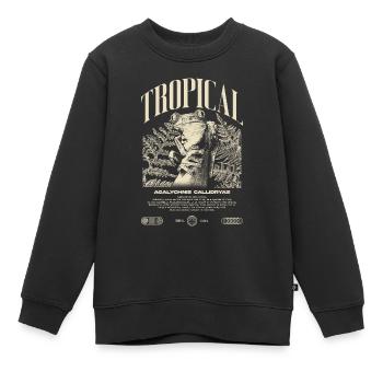 Grenouille arboricole aux yeux rouges Amphibien de la forêt tropicale - Sweat Premium enfant bio - noir - Devant - AI Model Kid Female (0cm)