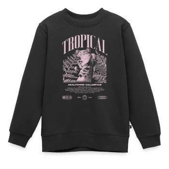 Grenouille arboricole aux yeux rouges Amphibien de la forêt tropicale - Sweat Premium enfant bio - noir - Devant - AI Model Kid Female (0cm)