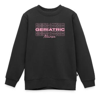 Altenpfleger Krankenpfleger Medizinische Krankenschwestern Stilvoll - Kinder Premium Organic Sweatshirt - Schwarz - Vorne - AI Model Kid Female (0cm)