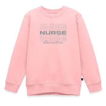 Altenpfleger Krankenpfleger Medizinische Krankenschwestern Stilvoll - Kinder Premium Organic Sweatshirt - Rosa - Vorne - AI Model Kid Female (0cm)