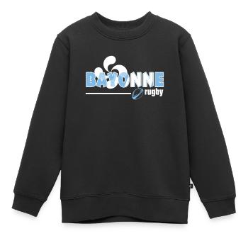 Rugby Bayonne Baskenland Männer Frauen Kinder - Kinder Premium Organic Sweatshirt - Schwarz - Vorne - AI Model Kid Female (0cm)