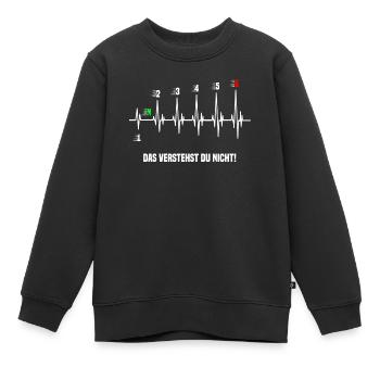 Auto Tuner Tuning Motorrad Gangschaltung Werkstatt - Kinder Premium Organic Sweatshirt - Schwarz - Vorne - AI Model Kid Female (0cm)