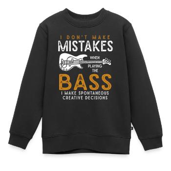 Idée cadeau bassiste bassiste bassiste - Sweat Premium enfant bio - noir - Devant - AI Model Kid Female (0cm)