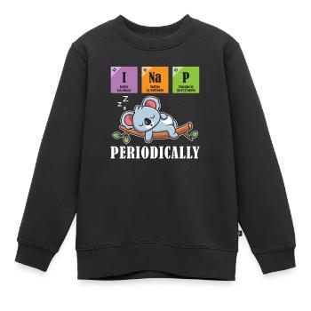 Chemie - Kinder Premium Organic Sweatshirt - Schwarz - Vorne - AI Model Kid Female (0cm)