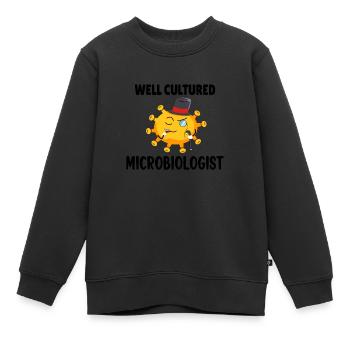 Microbiologist Microbiology Biology teacher Gift - Sweat Premium enfant bio - noir - Devant - AI Model Kid Female (0cm)