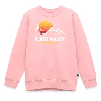 Death Valley National - Sweat Premium enfant bio - rose - Devant - AI Model Kid Female (0cm)