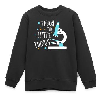 Biologistes Biologie Génétique Chercheur Étudiant - Sweat Premium enfant bio - noir - Devant - AI Model Kid Female (0cm)